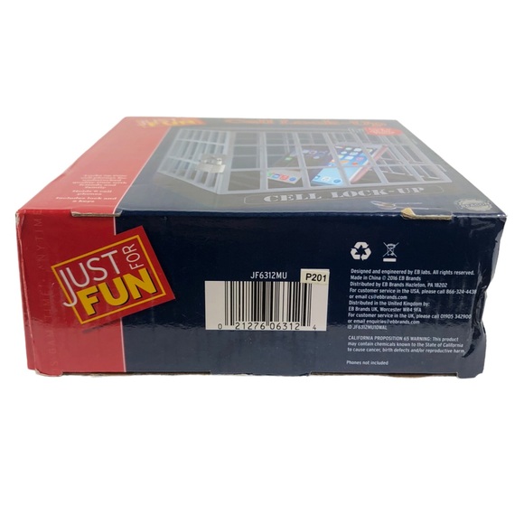 Cell Phone Lock-Up Cage Jail Holds 6 Cell Phones For Fun/Quality Time/Punishment - Picture 5 of 6